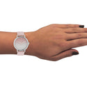 Oozoo Dames horloge-C10936 roze (42mm)
