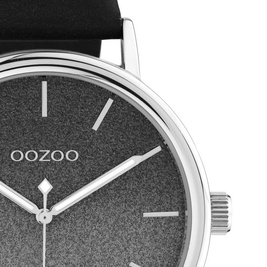 Oozoo Dames horloge-C10939 zwart (42mm)
