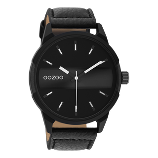 Oozoo Heren Horloge-Zwart (48mm)
