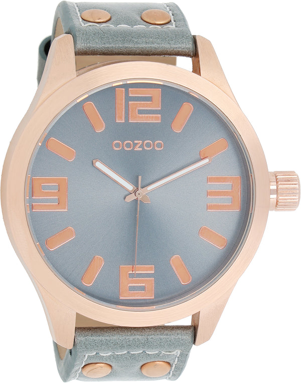 Oozoo Heren/dames Horloge-C1104 grijs (51mm)