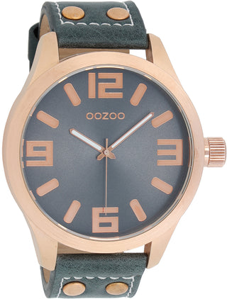 Oozoo dames Horloge-C1107 blauw (51mm)