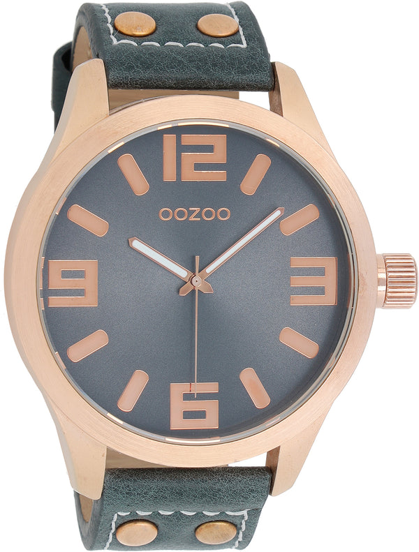 Oozoo dames Horloge-C1107 blauw (51mm)