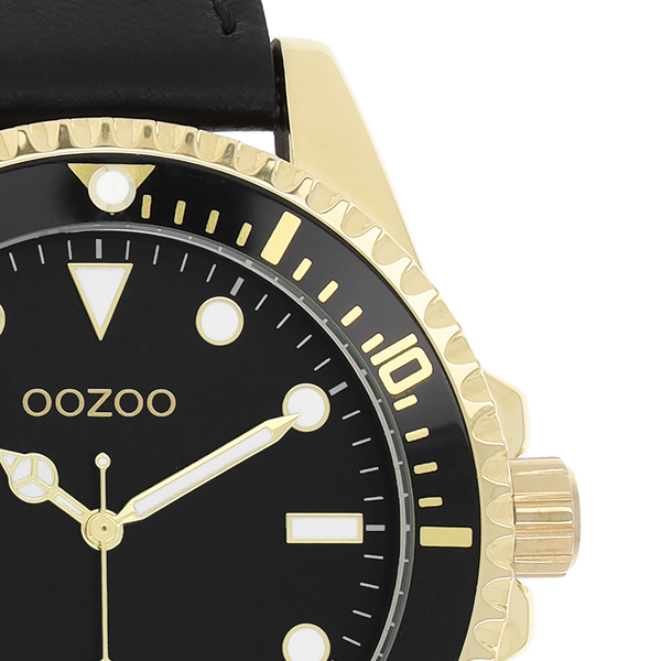 Oozoo timepieces Horloge-C11115 zwart (44mm)