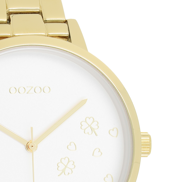 Oozoo heren Horloge-C11122 goud (42mm)
