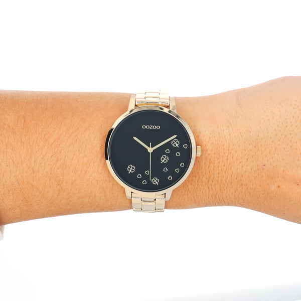 Oozoo heren Horloge-C11124 goud (42mm)