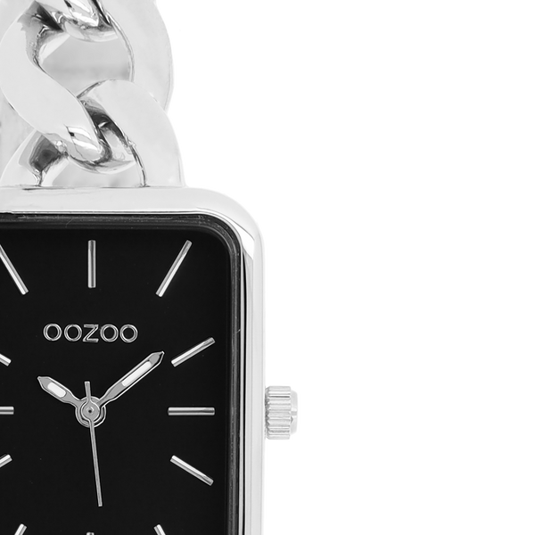 Oozoo dames Horloge-C11131 zilver (22mm)
