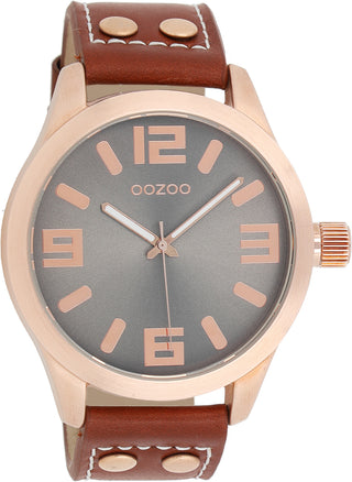 Oozoo Men's/Women's Watch - C1156 cognac (46mm)