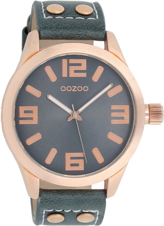 Oozoo Heren/dames Horloge-C1157 blauw (46mm)