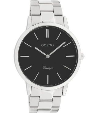 Oozoo heren horloge-C20022 zilver (42mm)
