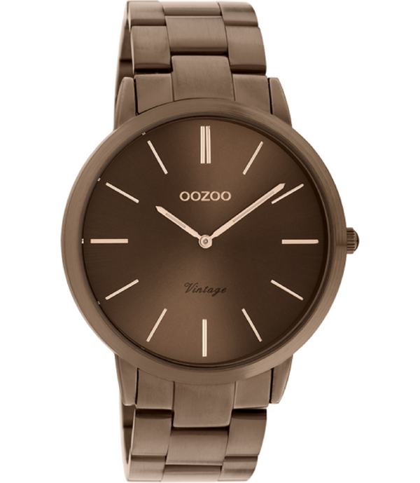 oozoo-dames-horloge-c20106-bruin-42mm Bijoutheek