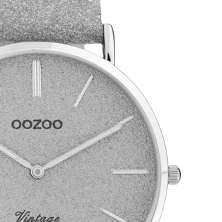 Oozoo Damenuhr-C20160 Silber (40mm)