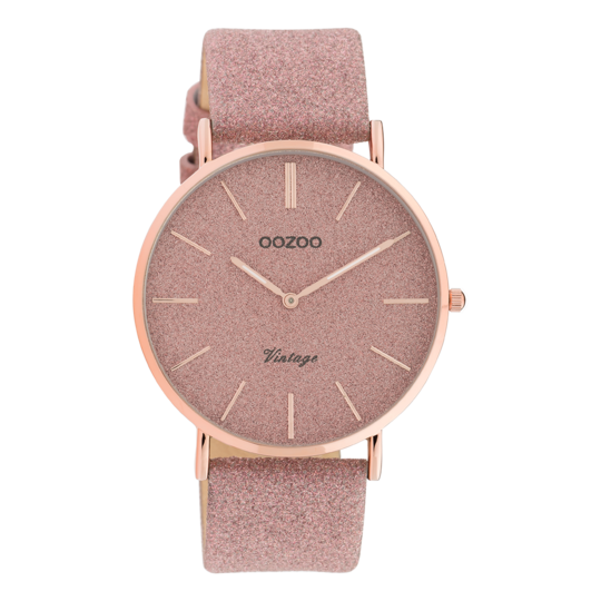 Oozoo Dames horloge-C20161 Roze (40mm)