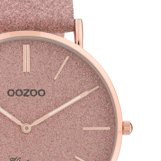 Oozoo Dames horloge-C20161 Roze (40mm)