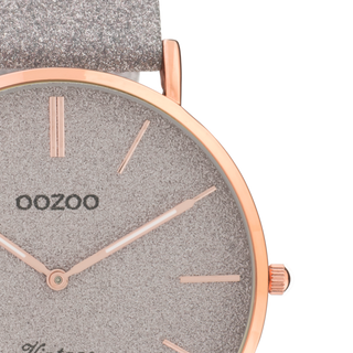 Oozoo Ladies watch-C20162 Rose Gold Silver (40mm)
