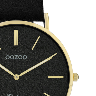 Oozoo Dames horloge-C20164 Zwart (40mm)