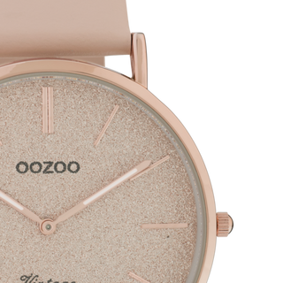 Oozoo Dames horloge-C20166 Rose Goud Roze (40mm)