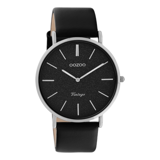 Oozoo Dames horloge-C20168 Zwart (40mm)