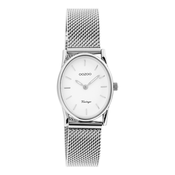 Oozoo dames Horloge-C20256 silver (28mm)