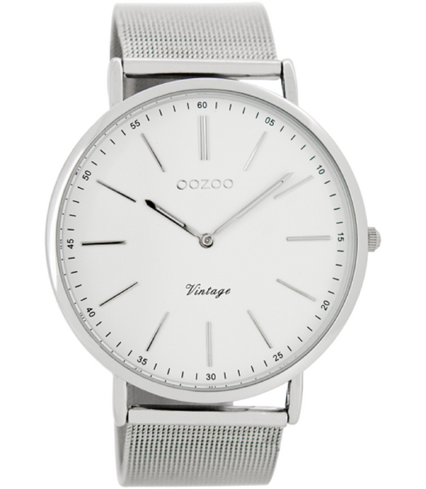 Oozoo Ladies watch-C7380 silver (44mm)