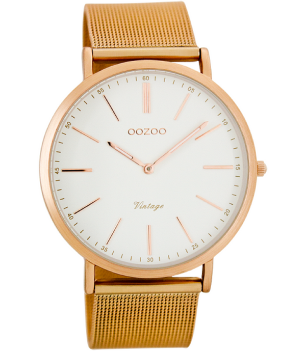 Oozoo Dames horloge-C7390 rose (44mm)