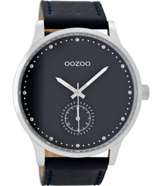Oozoo Heren Horloge-C9008 donker blauw (48mm)