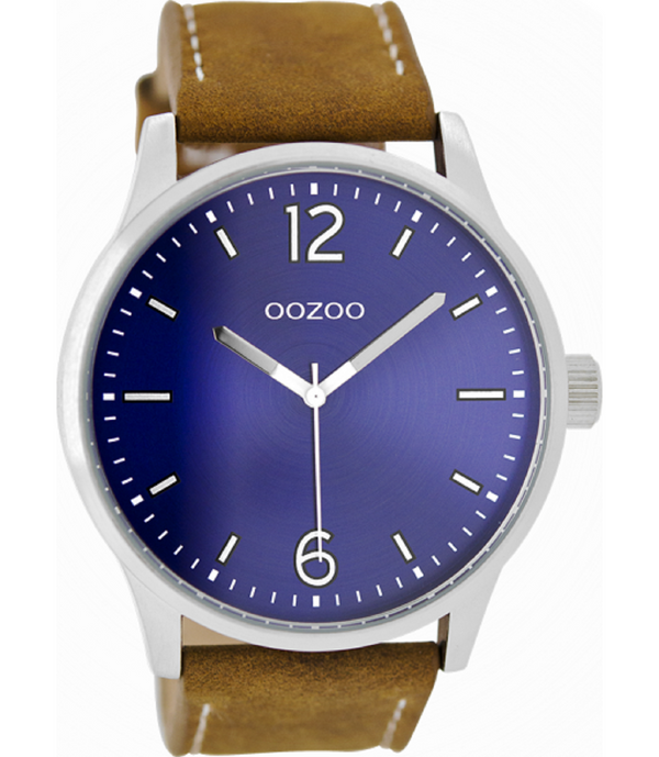 Oozoo Heren Horloge-C9046 cognac (46mm)