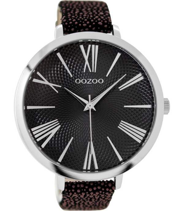 Oozoo Dames horloge-C9173 zwart (48mm)