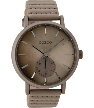 Oozoo Heren Horloge-C9187 grijs (42mm)