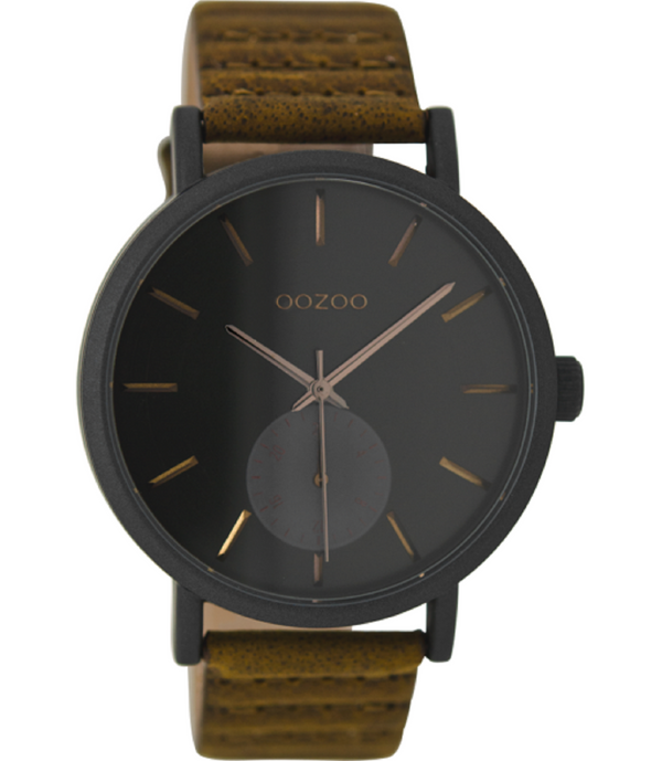 Oozoo Heren Horloge-C9188 bruin (42mm)