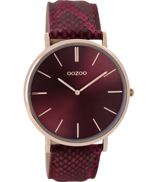 Oozoo Vintage Horloge-C9304 rood (40mm)