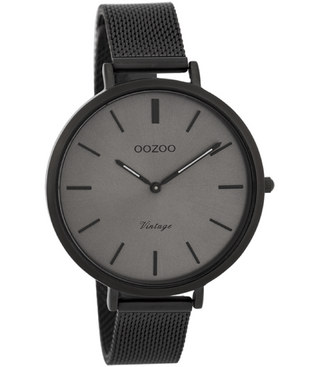 Oozoo Vintage Watch-C9394 schwarz (40mm)