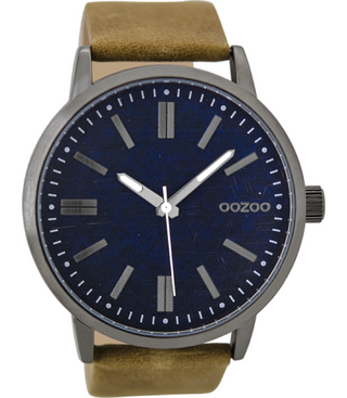 Oozoo Heren Horloge-C9406 beige (48mm)