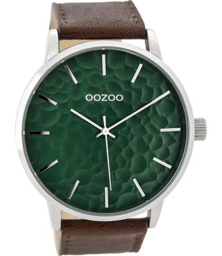 Oozoo Heren Horloge-C9441 bruin (48mm)