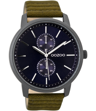 Oozoo Heren Horloge-C9453 groen (45mm)