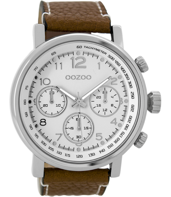 Oozoo Heren Horloge-C9455 cognac (48mm)