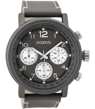 Oozoo Heren Horloge-C9458 grijs (48mm)