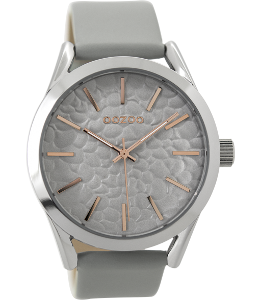 Oozoo Dames Horloge-C9471 grijs (44mm)