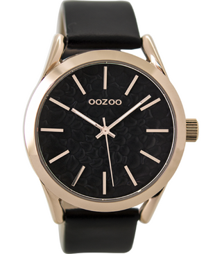 Oozoo Dames Horloge-C9474 zwart (44mm)