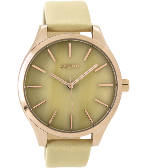 Oozoo Ladies Watch-C9500 beige (42mm)