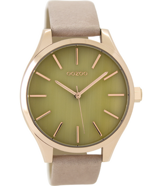 Oozoo Dames Horloge-C9502 roze (42mm)