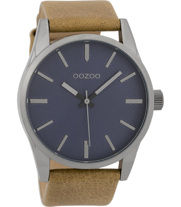 Oozoo Heren Horloge-C9625 cognac (45mm)