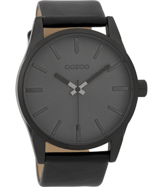 Oozoo Heren Horloge-C9629 zwart (45mm)