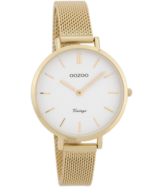 Oozoo Vintage Watch-C9827 Gold (34mm)