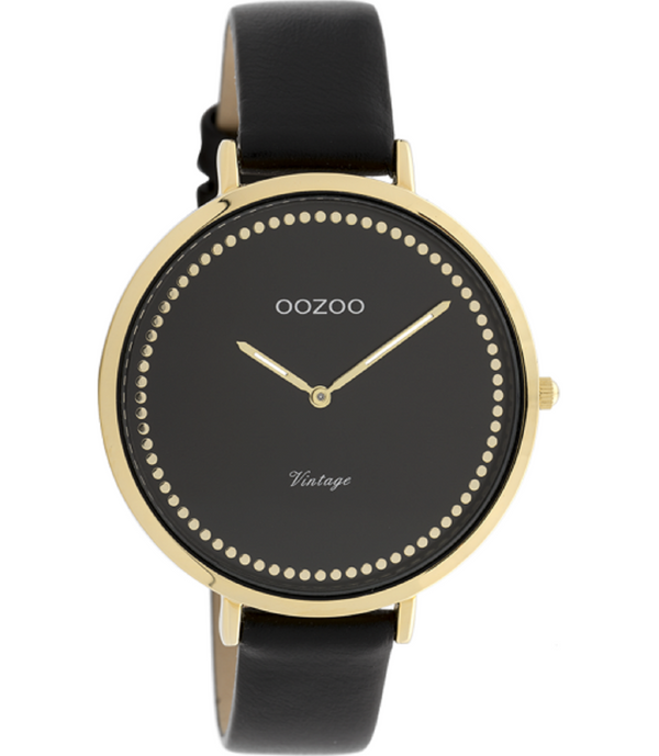 Oozoo Dames horloge-C9854 zwart (40mm)