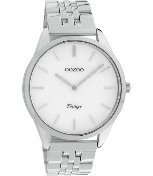 Oozoo Dames horloge-C9980 zilver (38mm)