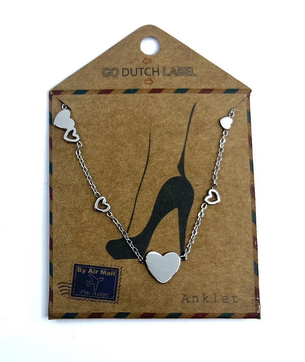 Go Dutch Label Ankle jewelry hearts