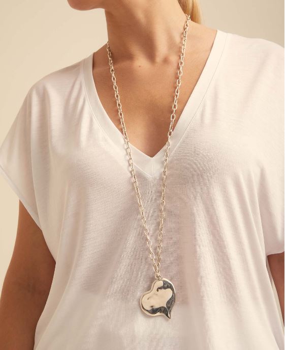 UNOde50 Ketting - Feather | COL1711 (100cm)