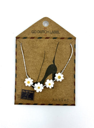 Go Dutch Label Ankle jewelry flowers