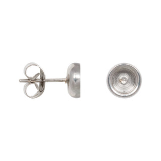 Koop silver iXXXi Jewelry Stud Earring Top Base Part (5MM)