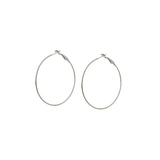 GO Dutch Label hoop earrings in various sizes in silver